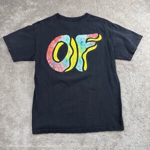 Black Odd Future OFWGKTA Black Classic Doughnut Graphic T-Shirt Size M